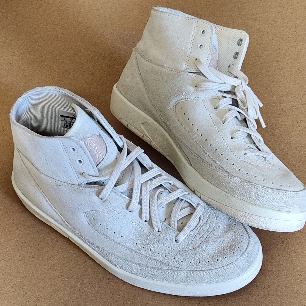 Nike Jordan 2 Retro Deconsructed Sail 2017 Size 8